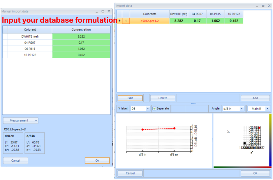 Color matching software