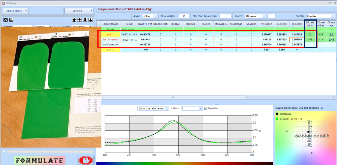 Color matching software