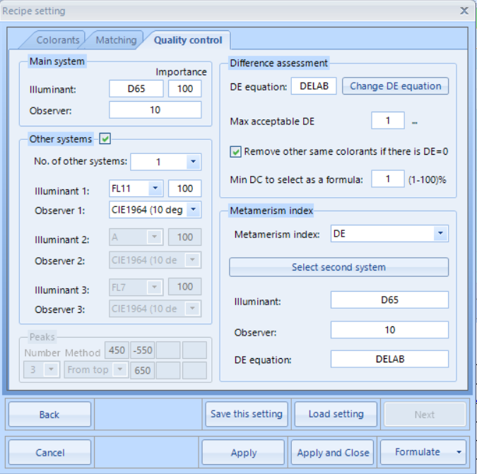 Color matching software